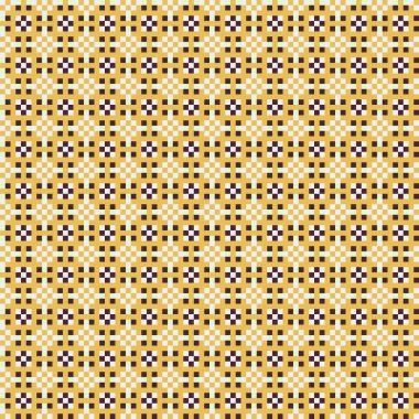 Soyut çapraz desen, üretken hesaplama sanatı, vektör illüstrasyonu 