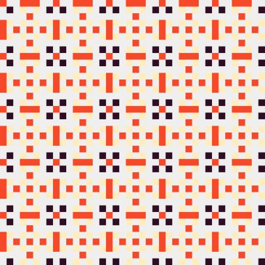 Soyut çapraz desenli üretken hesaplama sanatı çizimi 