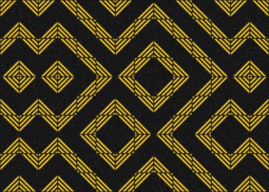 Soyut Geometrik Desen, üretken hesaplama sanatı çizimi