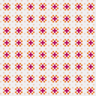 Soyut Geometrik Desen, üretken hesaplama sanatı çizimi