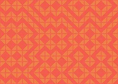 Soyut Geometrik Desen, üretken hesaplama sanatı çizimi