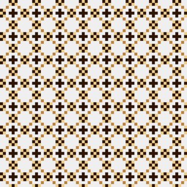 Soyut çapraz desenli üretken hesaplama sanatı çizimi