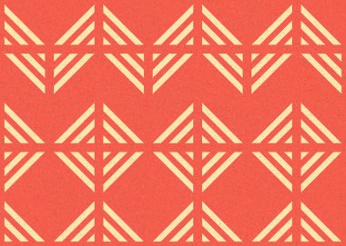 Soyut Geometrik Desen, üretken hesaplama sanatı çizimi