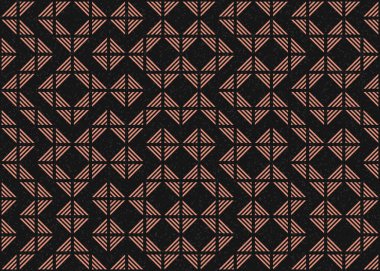 Soyut Geometrik Desen, üretken hesaplama sanatı çizimi