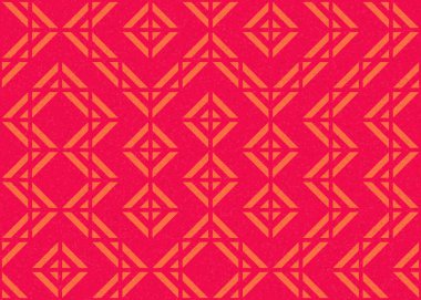 Soyut Geometrik Desen, üretken hesaplama sanatı çizimi