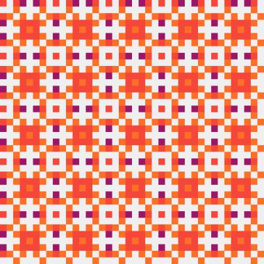 Soyut çapraz desenli üretken hesaplama sanatı çizimi