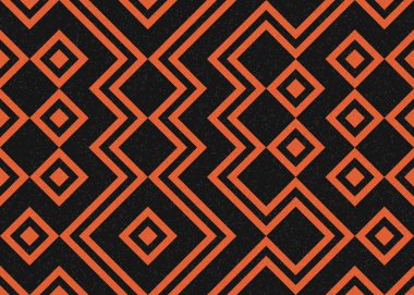 Soyut Geometrik Desen üretken hesaplama sanatı çizimi