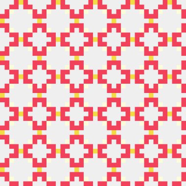 Soyut çapraz desen, üretken hesaplama sanatı illüstrasyonu