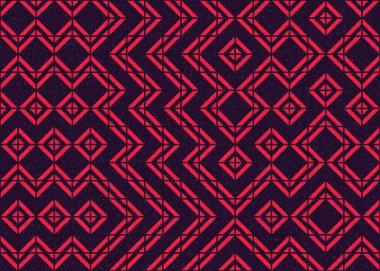 Soyut Geometrik Desen üretken hesaplama sanatı çizimi