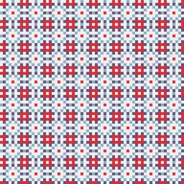 Soyut Geometrik Desen, üretken hesaplama sanatı, vektör illüstrasyonu  