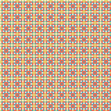 Soyut çapraz desenli üretken hesaplama sanatı çizimi