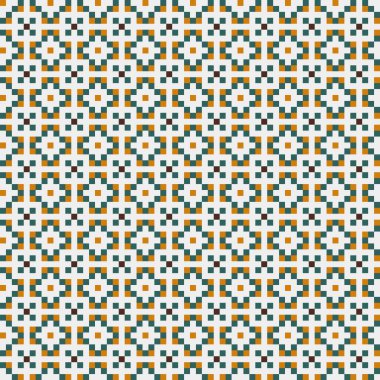 Soyut çapraz desenli üretken hesaplama sanatı çizimi 