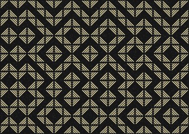 Soyut Geometrik Desen üretken hesaplama sanatı çizimi