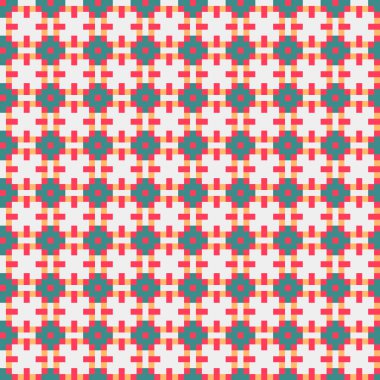 Soyut çapraz desenli üretken hesaplama sanatı çizimi 