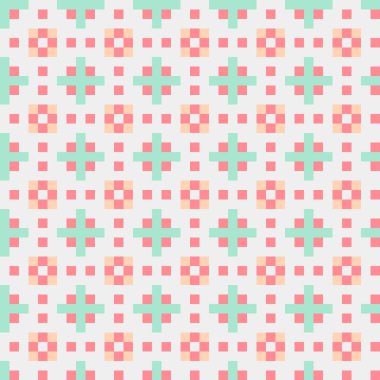 Soyut çapraz desenli üretken hesaplama sanatı çizimi