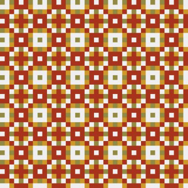 Soyut çapraz desenli üretken hesaplama sanatı çizimi 