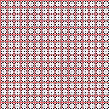 Soyut çapraz desenli üretken hesaplama sanatı çizimi