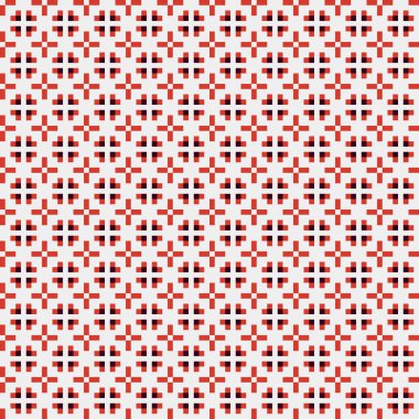 Soyut çapraz desenli üretken hesaplama sanatı çizimi