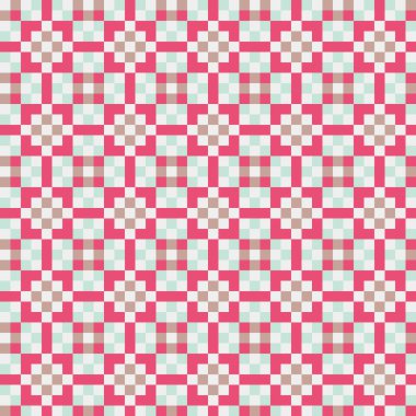 Soyut çapraz desenli üretken hesaplama sanatı çizimi