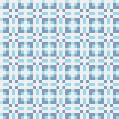 Soyut çapraz desenli üretken hesaplama sanatı çizimi