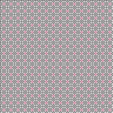 Soyut çapraz desenli üretken hesaplama sanatı çizimi 