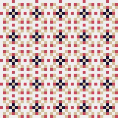 Soyut çapraz desenli üretken hesaplama sanatı çizimi 