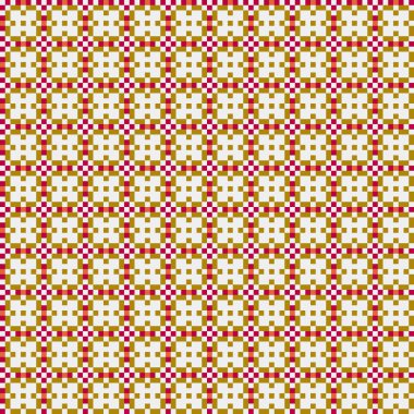 Soyut çapraz desenli üretken hesaplama sanatı çizimi