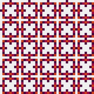 Soyut çapraz desenli üretken hesaplama sanatı çizimi 