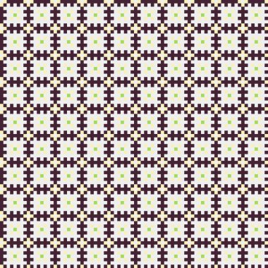 Soyut çapraz desenli üretken hesaplama sanatı çizimi