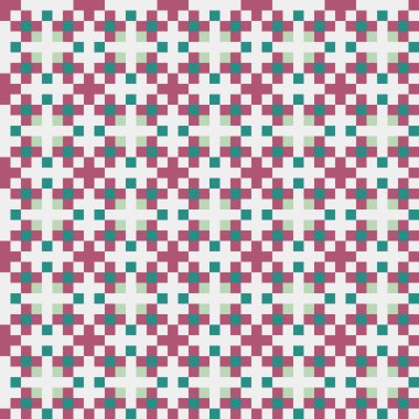 Soyut çapraz desenli üretken hesaplama sanatı çizimi