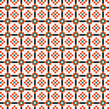 Soyut çapraz desenli üretken hesaplama sanatı çizimi 