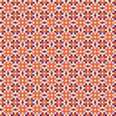 Soyut çapraz desenli üretken hesaplama sanatı çizimi