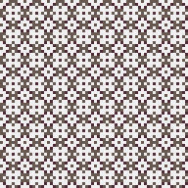 Soyut Geometrik Desen, üretken hesaplama sanatı, vektör illüstrasyonu  