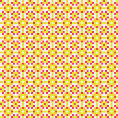 Soyut çapraz desenli üretken hesaplama sanatı çizimi 