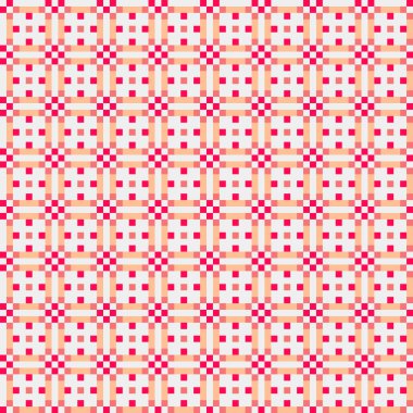 Soyut çapraz desenli üretken hesaplama sanatı çizimi 