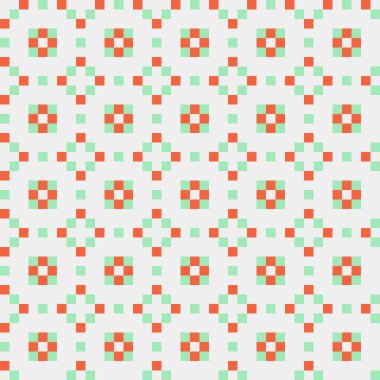 Soyut çapraz desenli üretken hesaplama sanatı çizimi