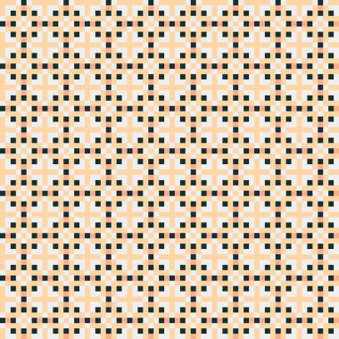 Soyut çapraz desenli üretken hesaplama sanatı çizimi