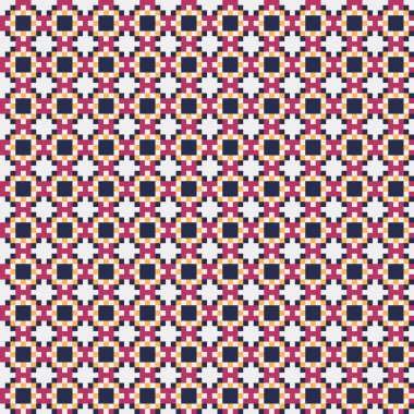 Soyut çapraz desenli üretken hesaplama sanatı çizimi