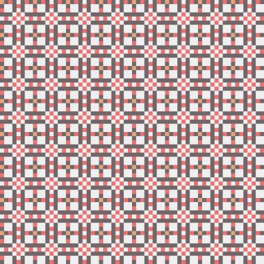 Soyut çapraz desenli üretken hesaplama sanatı çizimi 