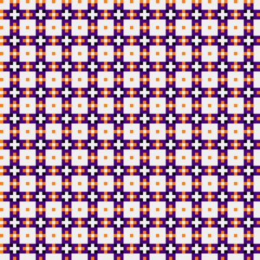 Soyut çapraz desenli üretken hesaplama sanatı çizimi