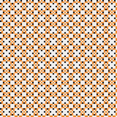 Soyut çapraz desenli üretken hesaplama sanatı çizimi