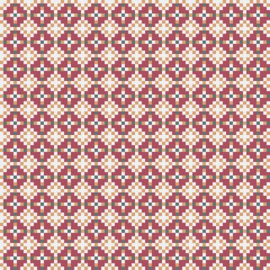 Soyut çapraz desenli üretken hesaplama sanatı çizimi