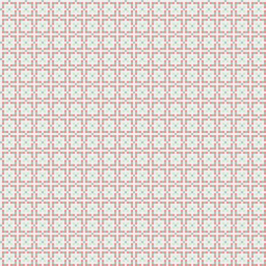 Soyut çapraz desen, üretken hesaplama sanatı, vektör illüstrasyonu 