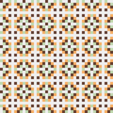 Soyut çapraz desenli üretken hesaplama sanatı çizimi