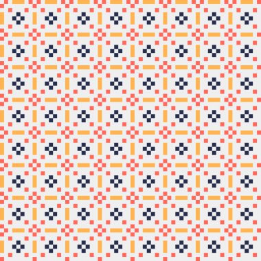 Soyut çapraz desenli üretken hesaplama sanatı çizimi