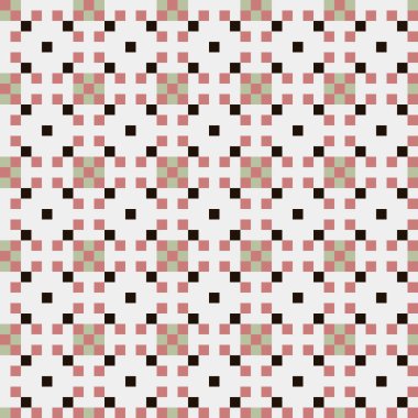 Soyut çapraz desenli üretken hesaplama sanatı çizimi 