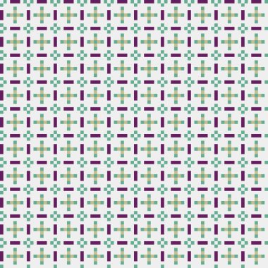 Soyut çapraz desenli üretken hesaplama sanatı çizimi