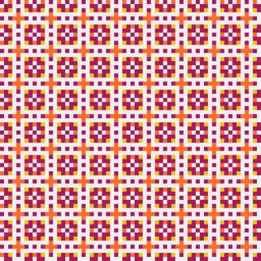 Soyut çapraz desen, üretken hesaplama sanatı illüstrasyonu