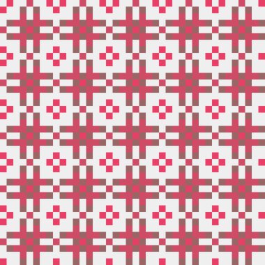 Soyut çapraz desenli üretken hesaplama sanatı çizimi