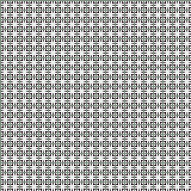 Soyut çapraz desenli üretken hesaplama sanatı çizimi